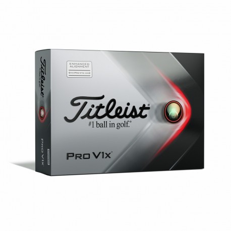 Titleist Pro V1x 2021 Alignment golfové míčky bílé, 12 ks