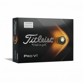 Titleist Pro V1 2021 Alignment golfové míčky bílé, 12 ks