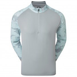 FootJoy Camo Floral Half Zip Midlayer pánská golfová mikina