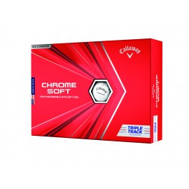 Callaway Chrome Soft 20 Triple Track golfové míčky bílé, 12 ks