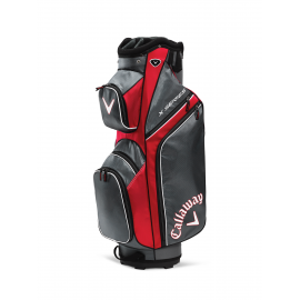 Callaway X Series Cart Bag - Red/Titanium/White