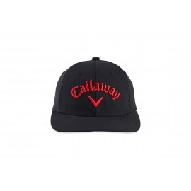 Callaway Junior Tour Cap - Black/Fire Red