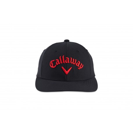 Callaway Junior Tour Cap - Black/Fire Red