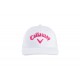 Callaway Junior Tour Cap - White/Pink