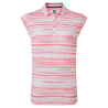FootJoy Cap Sleeve Watercolour Print Lisle dámské golfové tričko