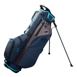 Wilson Staff Feather Stand Bag - Navy/Charcoal/Silver