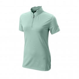 Wilson Staff Women´s Scalloped Polo dámské golfové tričko - Mint