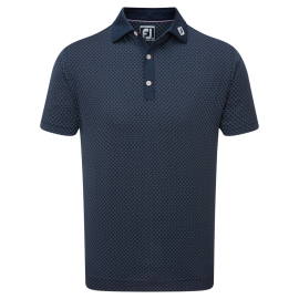 FootJoy Diamond Dot Print Lisle pánské golfové tričko