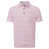 FootJoy Chalk Line Print Pique pánské golfové tričko