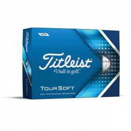 Titleist Tour Soft 2022 golfové míčky bílé, 12 ks