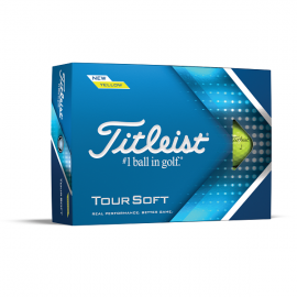 Titleist Tour Soft Yellow 2022 golfové míčky žluté, 12 ks