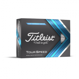 Titleist Tour Speed 2022 golfové míčky bílé, 12 ks