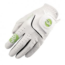 MKids dětská golfová rukavice - White/Lime Green - L 