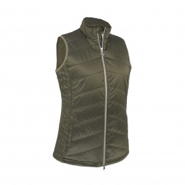 Callaway Quilted Vest dámská golfová vesta - Industrial Green