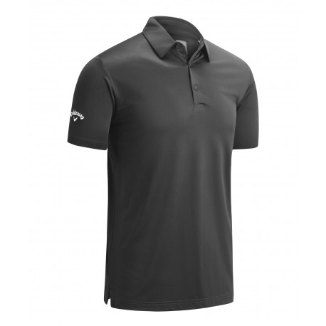 Callaway Swingtech Solid pánské golfové polo - Asphalt