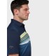 Callaway Fluid Stripe Print pánské golfové polo - Peacoat