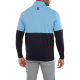 FootJoy Colour Block Midlayer Chill Out pánská golfová mikina - True Blue/Navy