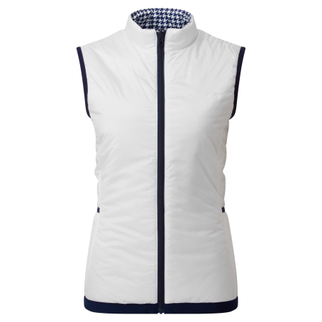 FootJoy Reversible Insulated dámská golfová vesta - White/Navy