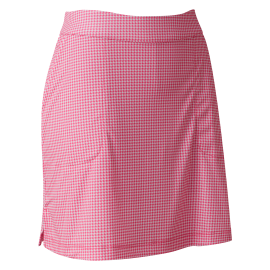 FootJoy Interlock Houndstooth Print dámská golfová sukně - Pink