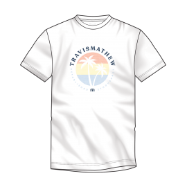 TravisMathew Southern Highlands volnočasové pánské tričko - White