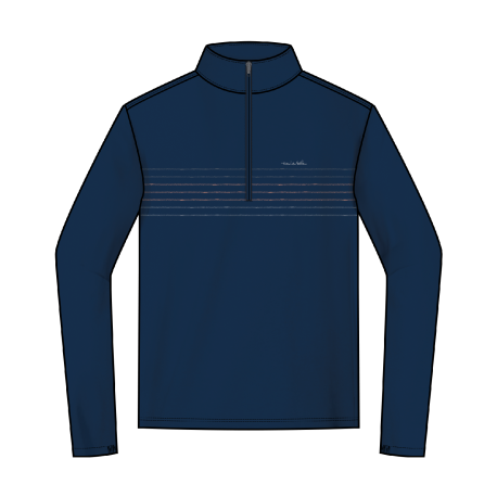 TravisMathew Some Beach pánská golfová mikina - Dress Blues