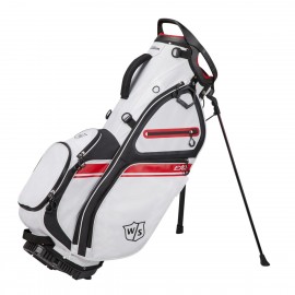 Wilson Staff Exo II Stand Bag - White/Black/Red