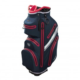 Wilson Staff Exo Dry Cart Bag - Navy/Red/White