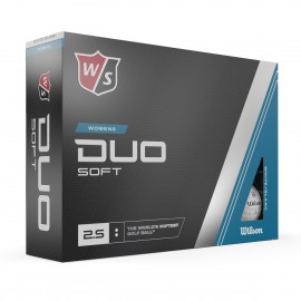 Wilson Staff Duo Soft dámské golfové míčky bílé, 12 ks