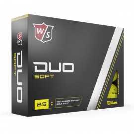 Wilson Staff Duo Soft golfové míčky žluté, 12 ks