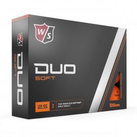 Wilson Staff Duo Soft golfové míčky oranžové, 12 ks