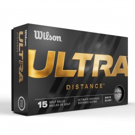Wilson Ultra golfové míčky bílé, 15 ks