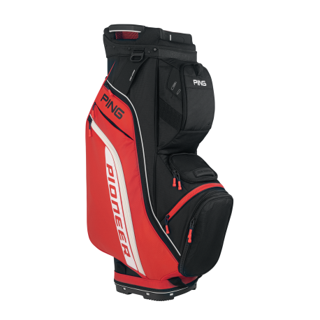 Ping Pioneer Cart Bag - Red/Black