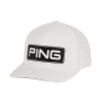 Ping Tour Vented Delta Cap pánská golfová kšiltovka - White