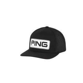 Ping Tour Vented Delta Cap pánská golfová kšiltovka - White