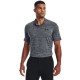 Under Armour 3.0 pánské golfové polo - Pitch Grey/Black