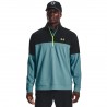 Under Armour Storm Midlayer HZ pánská golfová mikina - Still Water/Black/Lime Surge