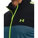 Under Armour Storm Midlayer FZ pánská golfová mikina - Static Blue/Black/Lime Surge