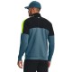 Under Armour Storm Midlayer FZ pánská golfová mikina - Static Blue/Black/Lime Surge