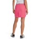 Under Armour Links Woven Skort dámská golfová sukně - Pink Shock/White/Metallic Silver