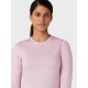 Callaway Long Sleeve Crew Neck Base Layer - Pink Nectar Heather