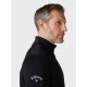 Callaway Hex Textured Fleece Pullover pánská golfová mikina - Caviar