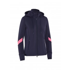 Callaway Fleece Hoodie dámská golfová mikina - Peacoat