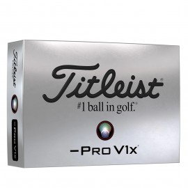 Titleist Pro V1x 2019 Left Dash golfové míčky bílé, 12 ks