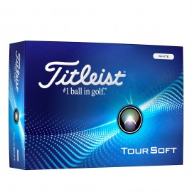 Titleist Tour Soft 2024 golfové míčky bílé, 12  ks