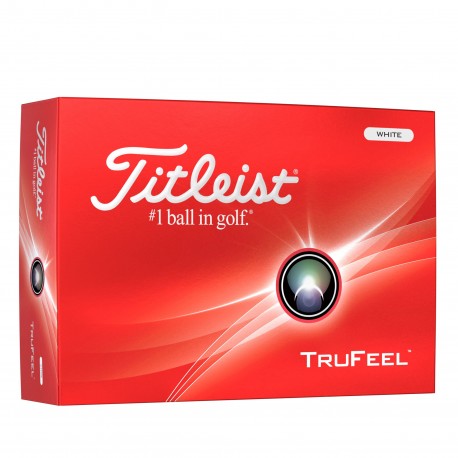 Titleist TruFeel 2024 golfové míčky bílé 12 ks