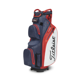 Titleist 14 StaDry Cart Bag - Navy/Red/White