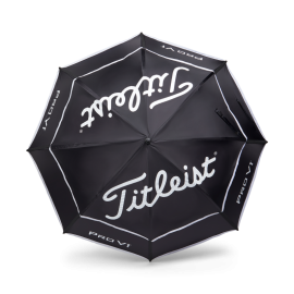 Titleist Tour Double Canopy Umbrella golfový deštník - Black/White