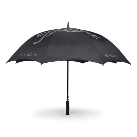 Titleist StaDry Single Canopy golfový deštník - Black/Charcoal