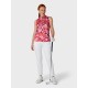 Callaway Geometric Floral Sleeveless dámské golfové polo - Pink Peacock