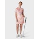 Callaway Striped Short Sleeve dámské golfové šaty - Papaya
